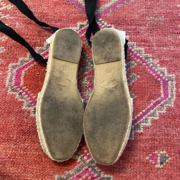 Zara Basic Lace Up Flat Espadrilles - Picture 4 of 4